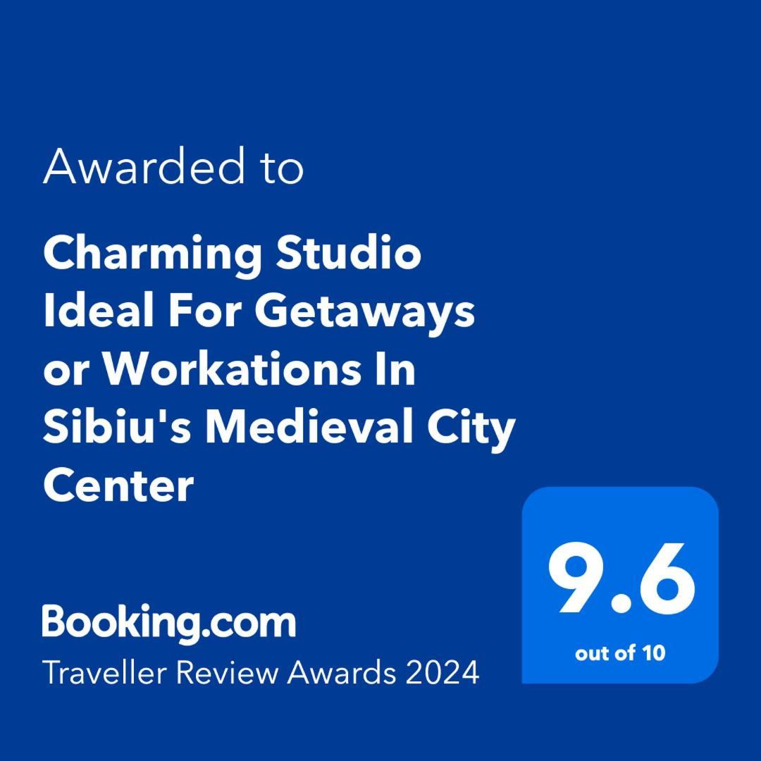Charming Studio Ideal For Getaways Or Workations In Sibiu'S Medieval City Center Εξωτερικό φωτογραφία